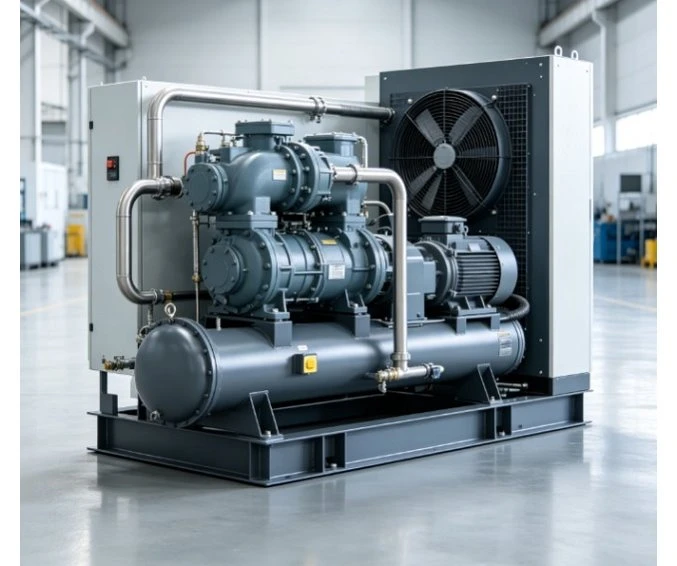 Two-Stage Air-Cooled Screw Compressor Two-Stage Air-Cooled Screw Compressor